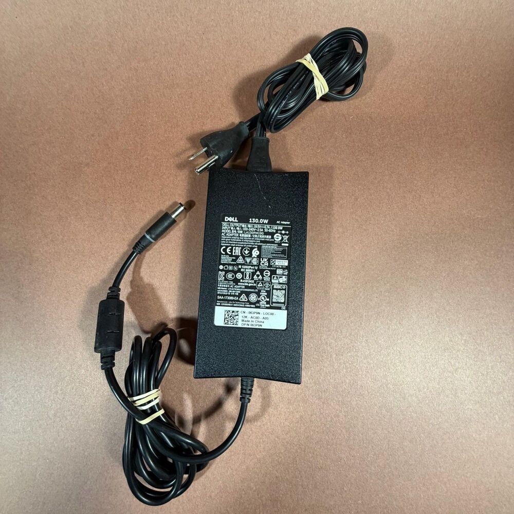 Dell LA130PM190 130W Adapter Charger 19.5v - 6.7A / 130.0w